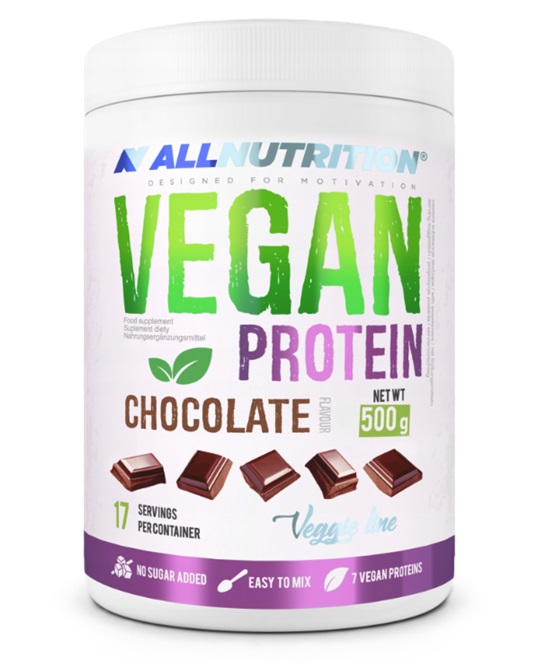 Allnutrition Vegan Protein, Chocolate - 500g