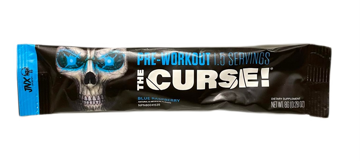 JNX Sports The Curse!, Blue Raspberry - 8g (1 serving)