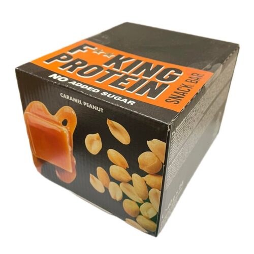 Allnutrition Fitking Protein Snack Bar, Caramel Peanut - 24 x 40g