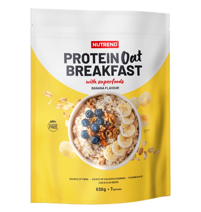 Nutrend Protein Oat Breakfast, Banana - 630g
