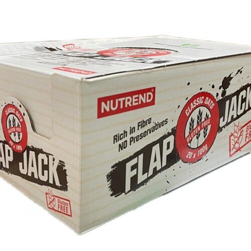 Nutrend Flapjack Gluten Free, Chocolate + Banana with Dark Chocolate - 20 x 100g
