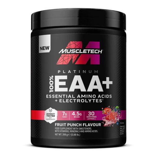 MuscleTech Platinum 100% EAA+, Fruit Punch - 399g