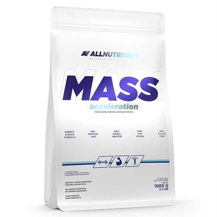 Allnutrition Mass Acceleration, Banana - 1000g