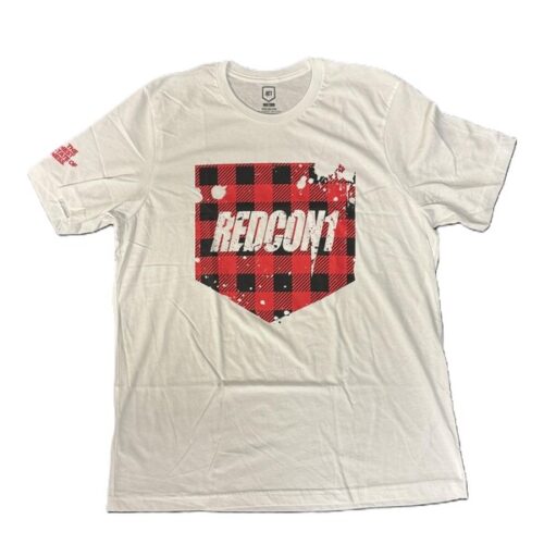 Redcon1 Red Plaid Shield T-Shirt - Large