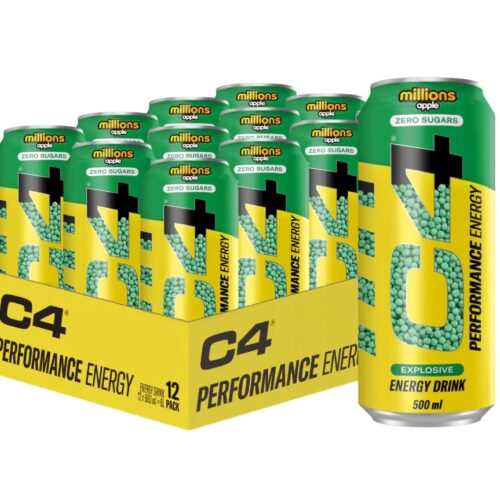 Cellucor C4 Performance Energy, Millions Apple - 12 x 500 ml.