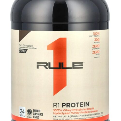 Rule One R1 Protein Naturally Flavored, Dark Chocolate - 780g
