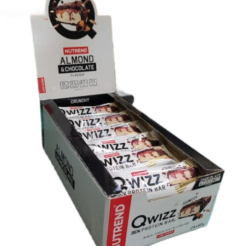 Nutrend Qwizz 35% Protein Bar, Almond & Chocolate - 24 x 60g