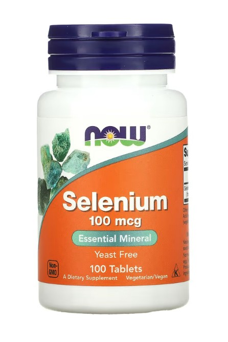 NOW Foods Selenium, 100mcg - 100 tabs