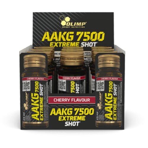 Olimp Nutrition AAKG 7500 Extreme Shot, Cherry - 9 x 25 ml.