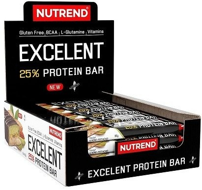 Nutrend Excelent 25% Protein Bar Double, Almond-Pistachio with Pistachios - 18 x 85g