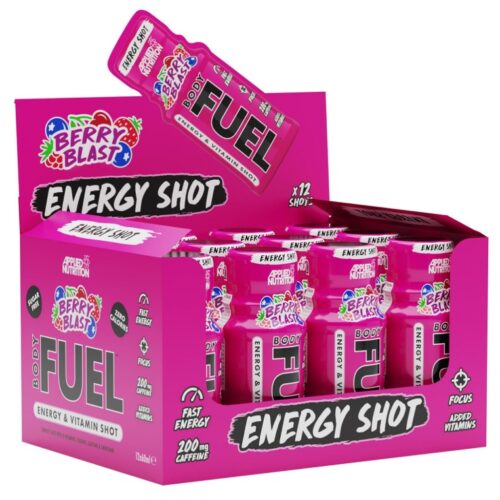 Applied Nutrition Bodyfuel Energy Shots, Berry Blast - 12 x 60 ml.