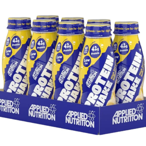 Applied Nutrition High Protein Shake, Banana Delight - 8 x 500 ml.