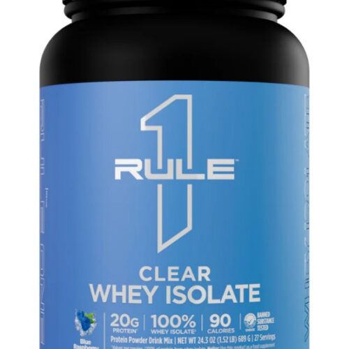 Rule One Clear Whey Isolate, Blue Raspberry - 689g