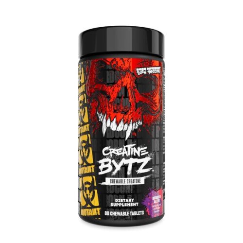 Mutant Creatine Bytz Chewables, Berried Alive - 80 chewables
