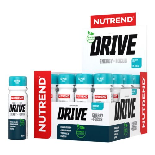 Nutrend Drive Shot, Ice Mint - 20 x 60 ml.