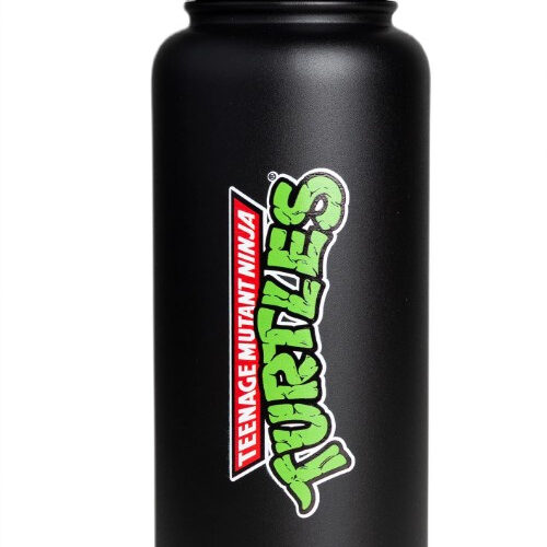 SmartShake Bohtal Insulated Sports Bottle - TMNT, Classic Logo Black - 960 ml.