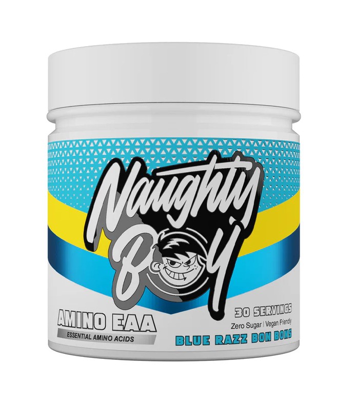 Naughty Boy Amino EAA, Blue Razz Bon Bons - 345g