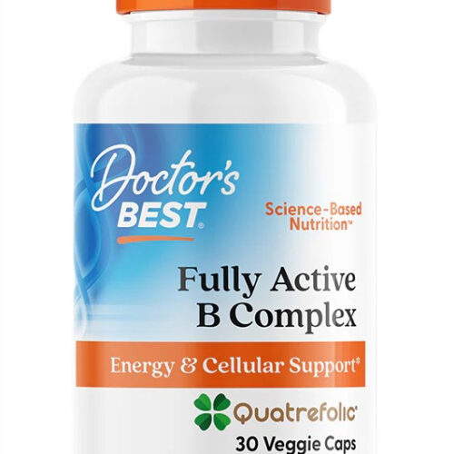 Doctor's Best Fully Active B-Complex with Quatrefolic - 30 vcaps