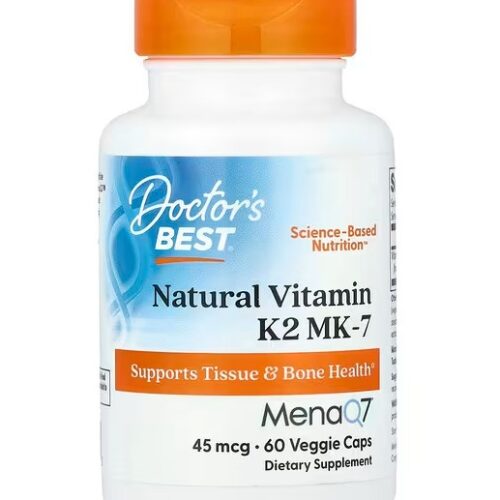 Doctor's Best Natural Vitamin K2 MK7 with MenaQ7, 45mcg - 60 vcaps