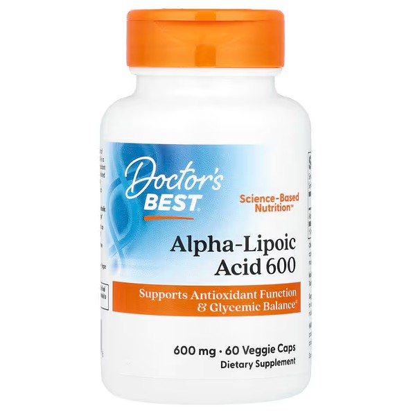 Doctor's Best Alpha-Lipoic Acid, 600mg - 60 vcaps