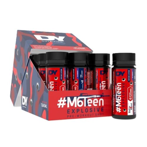 Dorian Yates #M6Teen Explosive Pre-Workout Shot, Blueberry - 12 x 60ml.