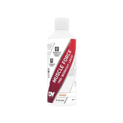 Dorian Yates Muscle Force Liquid Pre-Workout, Orange - 500 ml.