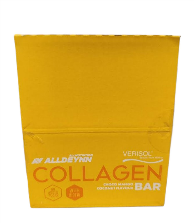 Allnutrition AllDeynn Collagen Bar, Choco Mango Coconut - 24 x 40g