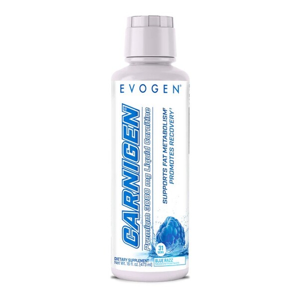 Evogen Carnigen Liquid, Blue Razz - 473 ml.