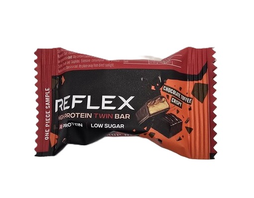 Reflex Nutrition High Protein Twin Bar, Chocolate Toffee Crispy - 30g