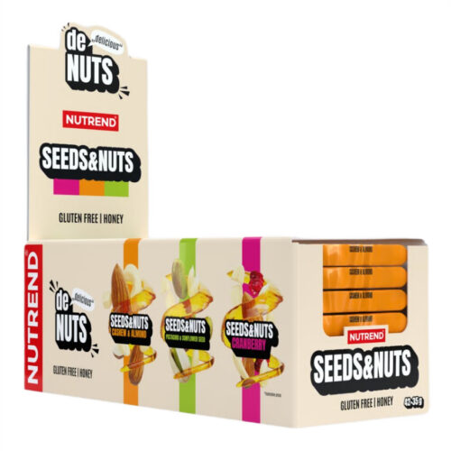 Nutrend Denuts Seeds & Nuts Bar, Cashew & Almond - 42 x 35g