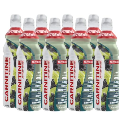 Nutrend Carnitine Activity Drink, Non Sparkling Blackberry & Lime - 8 x 750 ml.