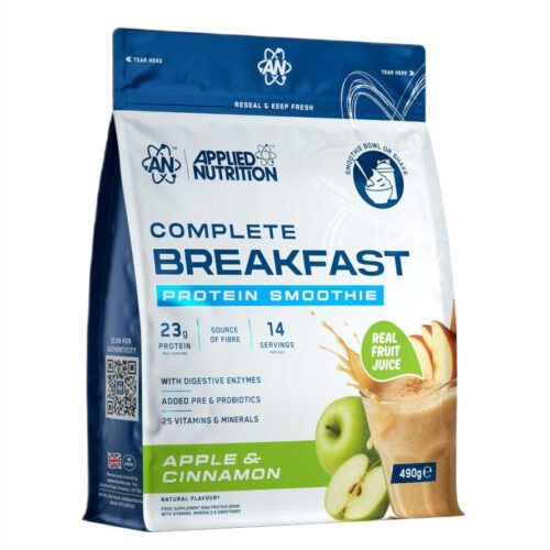 Applied Nutrition Complete Breakfast Protein Smoothie, Apple & Cinnamon - 490g